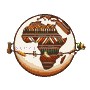 Logo de Africa World Connections (ALMAL), empresa de importación y exportación de productos africanos, con fondo transparente